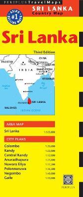 Sri Lanka Travel Map Third Edition - Periplus Editors