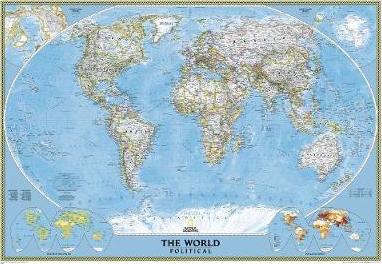 National Geographic: World Classic Wall Map - Laminated (43.5 X 30.5 Inches) - National Geographic Maps