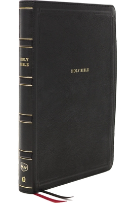 Nkjv, Deluxe End-Of-Verse Reference Bible, Personal Size Large Print, Leathersoft, Black, Thumb Indexed, Red Letter Edition, Comfort Print: Holy Bible - Thomas Nelson