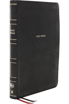 Nkjv, Thinline Reference Bible, Large Print, Leathersoft, Black, Thumb Indexed, Red Letter Edition, Comfort Print: Holy Bible, New King James Version - Thomas Nelson