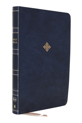 Nkjv, Reference Bible, Center-Column Giant Print, Leathersoft, Blue, Red Letter Edition, Comfort Print: Holy Bible, New King James Version - Thomas Nelson
