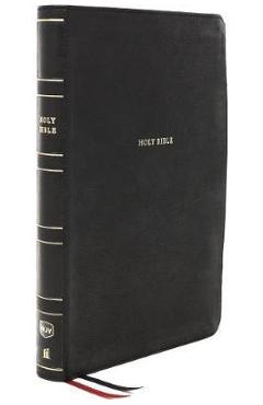 Coperta cărții 'Nkjv, Reference Bible, Super Giant Print, Leathersoft, Black, Thumb Indexed, Red Letter Edition, Comfort Print: Holy'