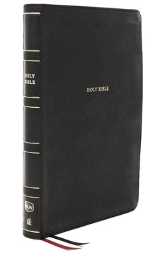 Coperta cărții 'Nkjv, Thinline Reference Bible, Leathersoft, Black, Red Letter Edition, Comfort Print: Holy Bible, New King James'