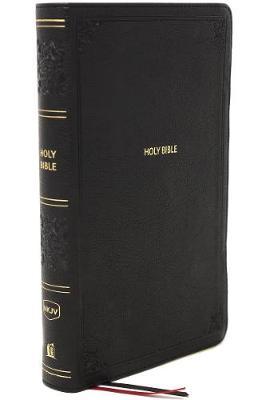 Nkjv, Reference Bible, Personal Size Large Print, Leathersoft, Black, Thumb Indexed, Red Letter Edition, Comfort Print: Holy Bible, New King James Ver - Thomas Nelson