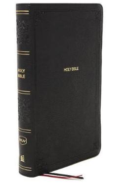 Coperta cărții 'Nkjv, Reference Bible, Personal Size Large Print, Leathersoft, Black, Red Letter Edition, Comfort Print: Holy Bible,'