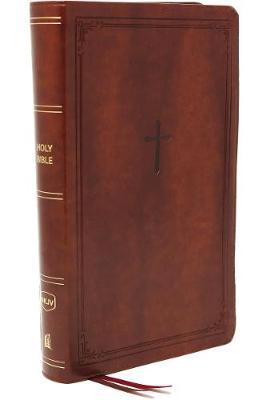 Nkjv, Reference Bible, Personal Size Large Print, Leathersoft, Brown, Red Letter Edition, Comfort Print: Holy Bible, New King James Version - Thomas Nelson