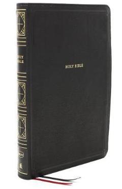 Nkjv, Thinline Bible, Giant Print, Leathersoft, Black, Red Letter Edition, Comfort Print: Holy Bible, New King James Version