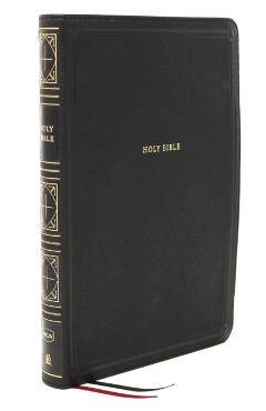 Nkjv, Thinline Bible, Giant Print, Leathersoft, Black, Red Letter Edition, Comfort Print: Holy Bible, New King James Version - Thomas Nelson