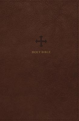 Nrsv, Catholic Bible, Standard Large Print, Leathersoft, Brown, Comfort Print: Holy Bible - Catholic Bible Press