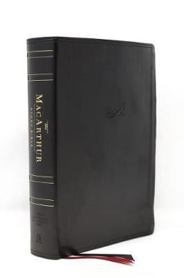 Nasb, MacArthur Study Bible, 2nd Edition, Leathersoft, Black, Comfort Print: Unleashing God's Truth One Verse at a Time - John F. Macarthur