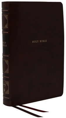 Nkjv, Reference Bible, Classic Verse-By-Verse, Center-Column, Leathersoft, Black, Red Letter Edition, Comfort Print - Thomas Nelson