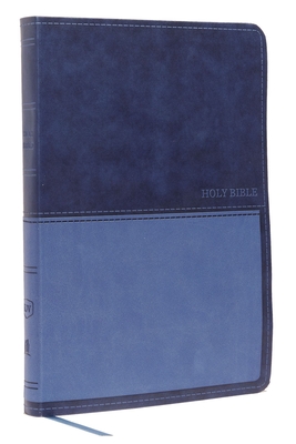 Kjv, Value Thinline Bible, Large Print, Leathersoft, Blue, Red Letter Edition, Comfort Print - Thomas Nelson