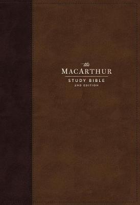 Nkjv, MacArthur Study Bible, 2nd Edition, Leathersoft, Brown, Indexed, Comfort Print: Unleashing God's Truth One Verse at a Time - John F. Macarthur