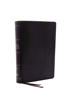 The Kjv, Open Bible, Leathersoft, Black, Red Letter Edition, Comfort Print: Complete Reference System - Thomas Nelson
