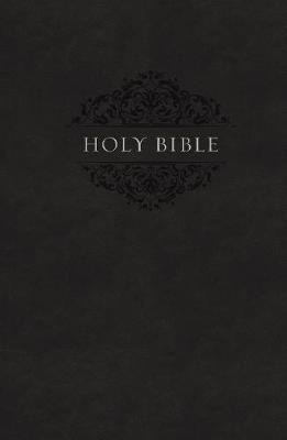 KJV, Holy Bible, Soft Touch Edition, Imitation Leather, Black, Comfort Print - Thomas Nelson