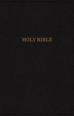 KJV, Deluxe Reference Bible, Super Giant Print, Imitation Leather, Black, Red Letter Edition - Thomas Nelson