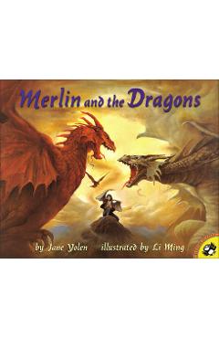 Coperta cărții 'Merlin and the Dragons - Jane Yolen'