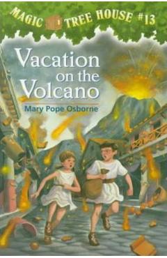 Coperta cărții 'Vacation Under the Volcano - Mary Pope Osborne'