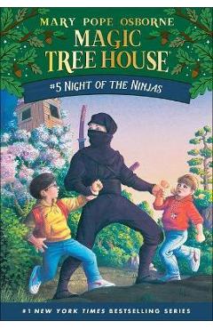 Coperta cărții 'Night of the Ninjas - Mary Pope Osborne'