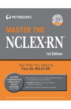 Coperta cărții 'Master the Nclex-RN Exam - Peterson's'
