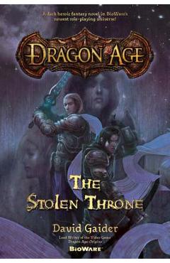 Coperta cărții 'Dragon Age: The Stolen Throne - David Gaider'