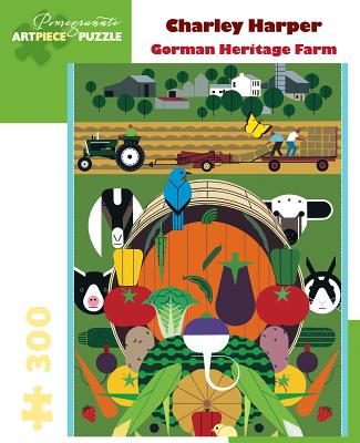 Charley Harper Gorman Heritage Farm 300 Piece Jigsaw Puzzle - Charley Harper