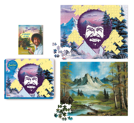 Bob Ross 2-In-1 Double-Sided 500-Piece Puzzle - Robb Pearlman