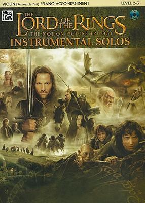 The Lord of the Rings Instrumental Solos for Strings: Violin (with Piano Acc.), Book & Online Audio/Software - Howard Shore