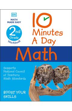Coperta cărții '10 Minutes a Day Math, 2nd Grade - Dk'