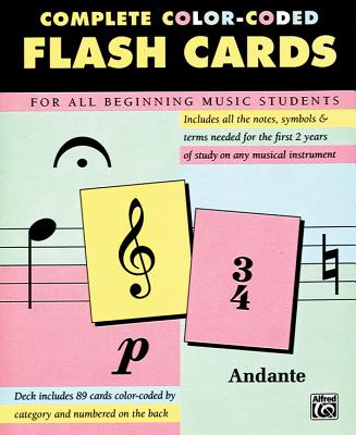 Complete Color-Coded Flash Cards: For All Beginning Music Students, Flash Cards - Alfred Music
