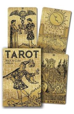 Coperta cărții 'Tarot Black & Gold Edition - Arthur Edward Waite'