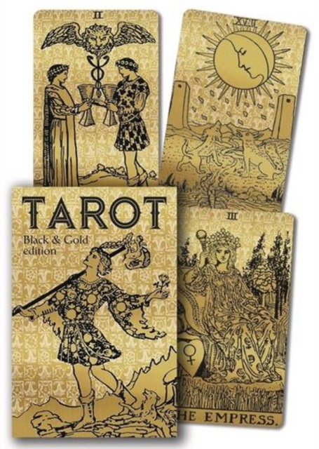 Coperta cărții 'Tarot Black & Gold Edition - Arthur Edward Waite'