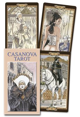 Coperta cărții 'Casanova Tarot - Lo Scarabeo'