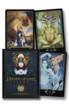 Coperta cărții 'Dreams of Gaia Tarot: A Tarot for a New Era - Ravynne Phelan'