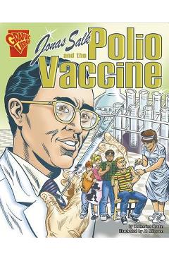 Coperta cărții 'Jonas Salk and the Polio Vaccine - Katherine Krohn'