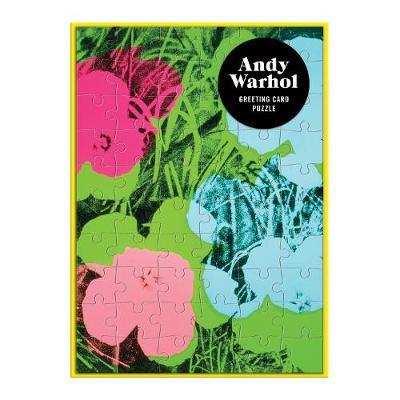 Andy Warhol Flowers Greeting Card Puzzle - Andy Warhol