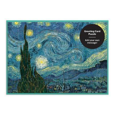 Moma Starry Night Greeting Card Puzzle - Vincent Van Gogh