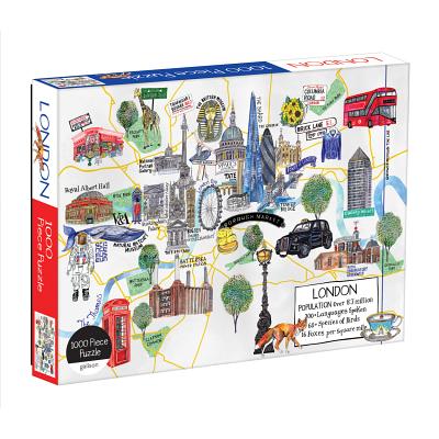 London Map 1000 Piece Puzzle - Galison