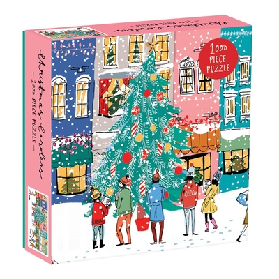 Christmas Carolers Square Boxed 1000 Piece Puzzle - Galison