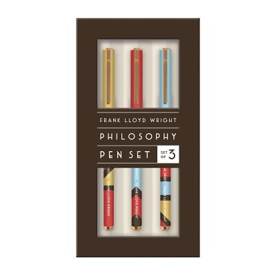 Frank Lloyd Wright Philosophy Pen Set - Galison