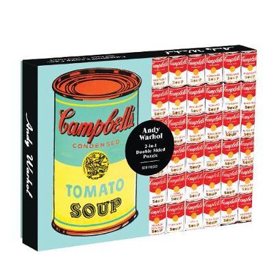 Andy Warhol Soup Can 2-Sided 500 Piece Puzzle - Galison