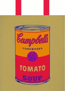 Tote Bag Canvas Andy Warhol Campbell Soup - Galison