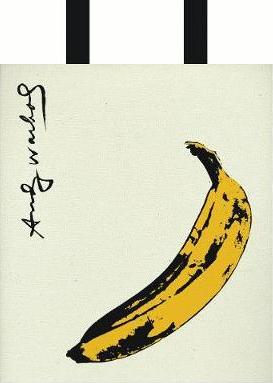 Tote Bag Canvas Andy Warhol Banana - Galison