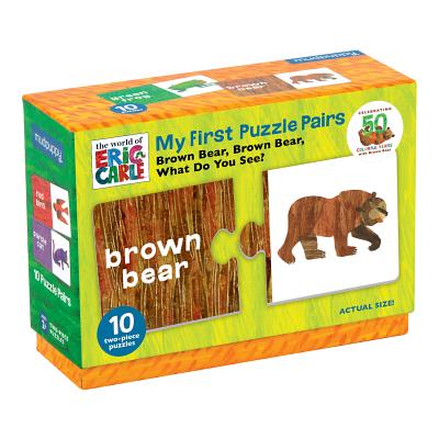 My First Puzzle Pairs: The World of Eric Carle(tm) Brown Bear, Brown Bear, What Do You See? - Mudpuppy