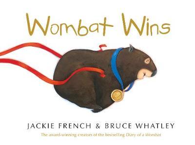 Coperta cărții 'Wombat Wins - Jackie French'