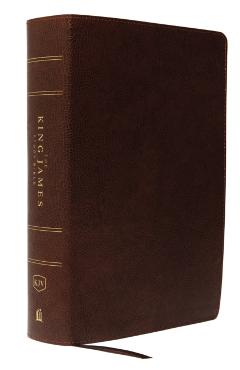 The King James Study Bible, Bonded Leather, Brown, Full-Color Edition - Thomas Nelson
