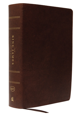 The King James Study Bible, Bonded Leather, Brown, Full-Color Edition - Thomas Nelson