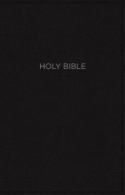 NKJV, Thinline Bible, Compact, Imitation Leather, Black, Red Letter Edition - Thomas Nelson
