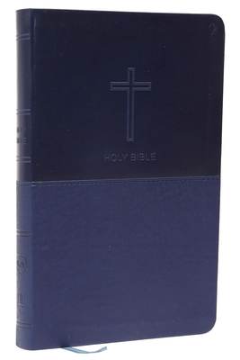 NKJV, Value Thinline Bible, Standard Print, Imitation Leather, Blue, Red Letter Edition - Thomas Nelson