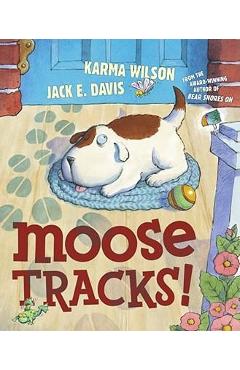 Coperta cărții 'Moose Tracks! - Karma Wilson'